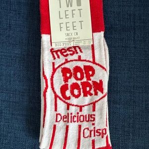 POPCORN socks . New with tags.  cuz why not!